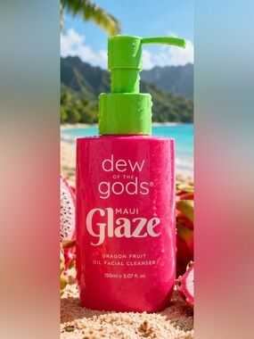 Dew of the Gods Maui Glaze Dragon Fruit Oil Facial Cleanser - 150 ml